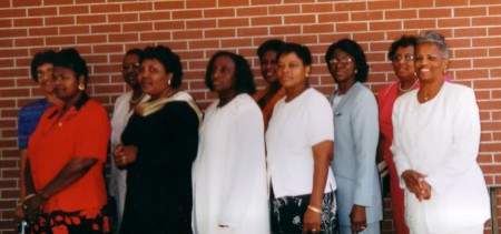 Some of the Ladies along with our Teachers
