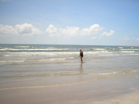 cheryl at beach 8 2010
