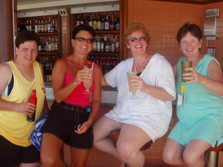 me and my sisters on a cruise