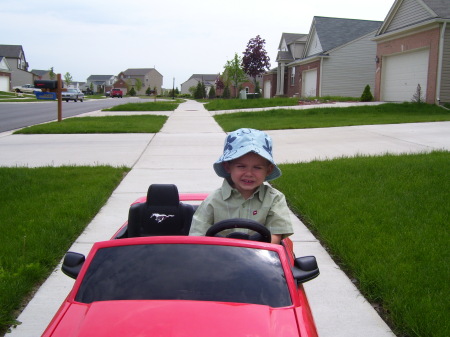 Me and my mustang out in front of our house  2007
