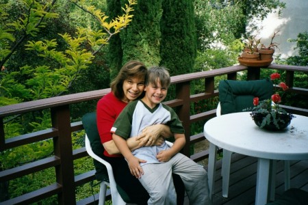 Mary Anne and grandson Brennan Harman - 2002