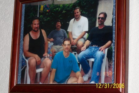 My brothers, Lake San Marcos 1998