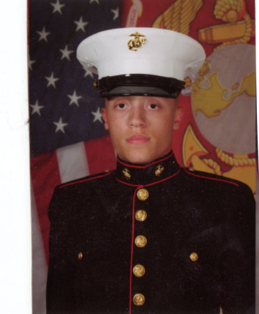 my son Chris  the marine