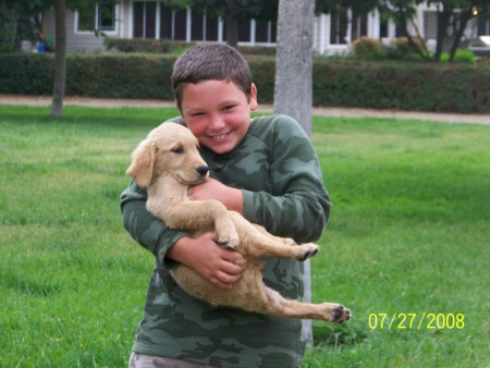 Zachary & Callie (a gift from his "father")