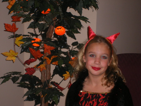 My daughter Brooke, Halloween 2006