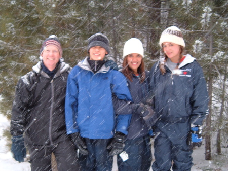 My family at the cabin at Lake Tahoe.