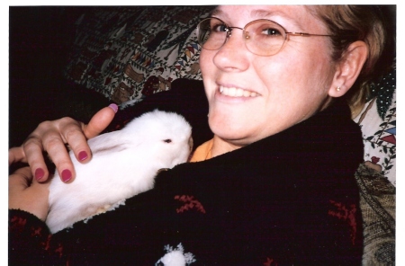 2004 Alissa w/baby bunny Christmas gift from Ashley