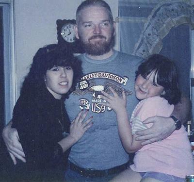 Me Dad and Teresa 1986