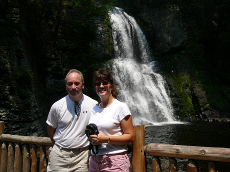 David & I at Bushkill Falls