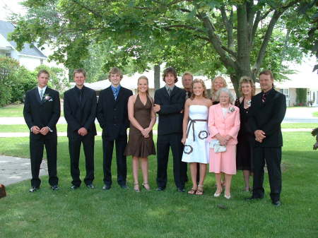 MY family at Jill Stepniak's wedding