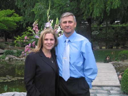 My husband and I at at wedding April 2005