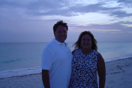 Ann & I in Aruba - Dusk - one gorgeous island!!!
