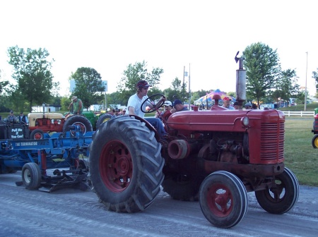 Duncan loves tractors