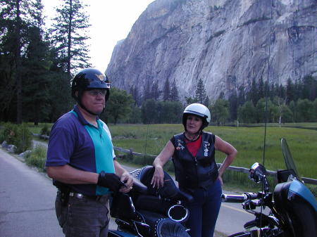 A Day ride into Yosemite, not far from home, with my wife Patty and my Harley