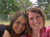 Tarah and I at Kathys Wedding 07