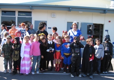 Halloween 2006 as "Miss Understood" with my 2nd graders