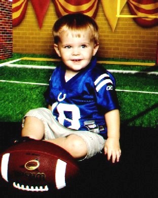 My grandson and a true Colts fan !