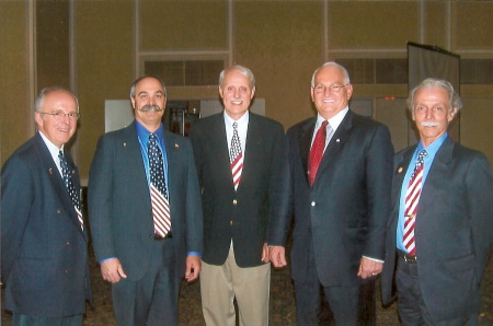 2007, Marshal (2nd from right) with classmate Nelson Blish (1st from right)