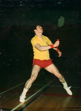 Badminton photo, around 1986