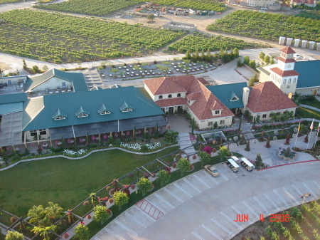 Southcoast Winery from a hotair balloon, June 2006