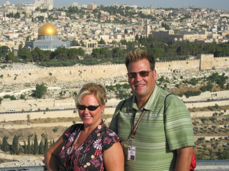 Jeff and I in Jerusalem