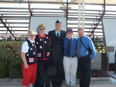 OUR FAMILY AT MY SON'S AIR FORCE GRADUATION