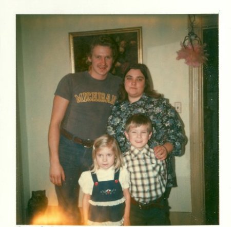 My little family in 1980