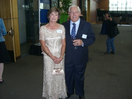 barb and lutz at the gala