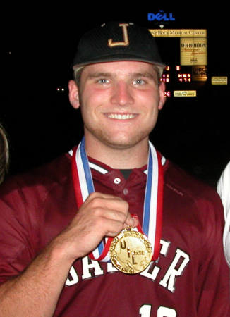 Aaron with 2007 State Baseball metal!