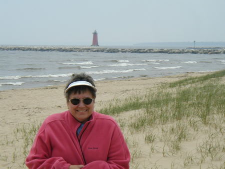 The beach on Lake Superior, 2008