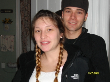 my son Sean and his fiance Cassie