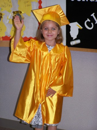 my daughters pre-school graduation