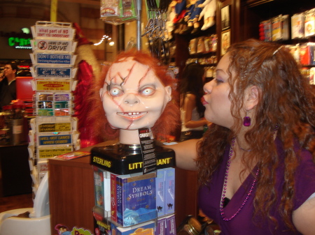 CHUCKY WANT A KISS? LOL