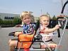 Quin and Annabelle in stroller