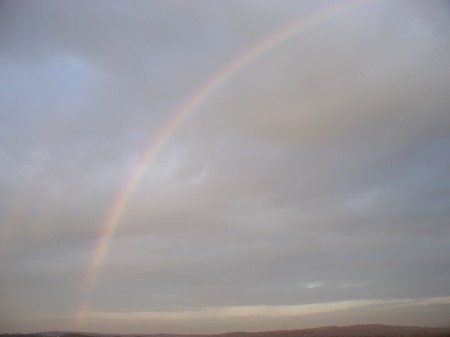 A Rainbow in the winter