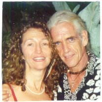 Zae and Jack shortly after they first met in Ubud, Bali, Indonesia (2001)