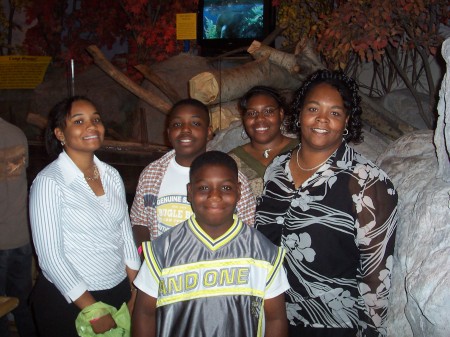 The kids and I at the Mall of America