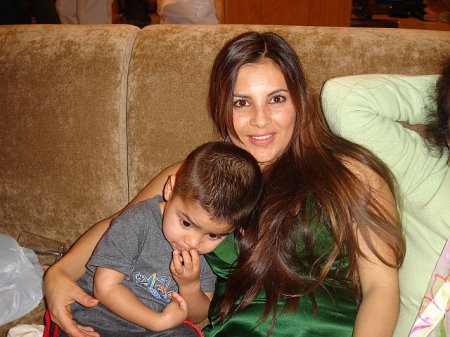 My Grandson Cristian and his mom