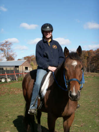 Me and my horse, Tibby