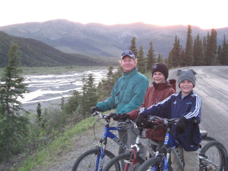 Family's midnight ride in Alaska