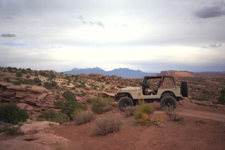 Jeeping in Moab, UT, 2000