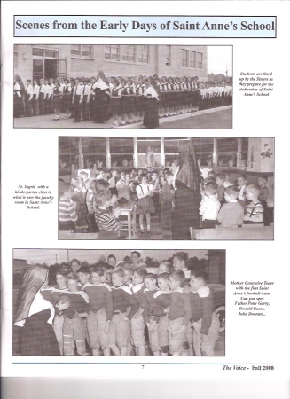 Scenes of Early Days at St. Anne's