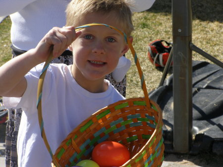 The neighborhood Easter Egg Hunt