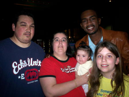 My family with Bill Bellamy