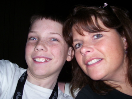 Trav & Mom at Disney World