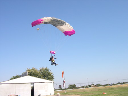 Skydiving for my birthday June 2006