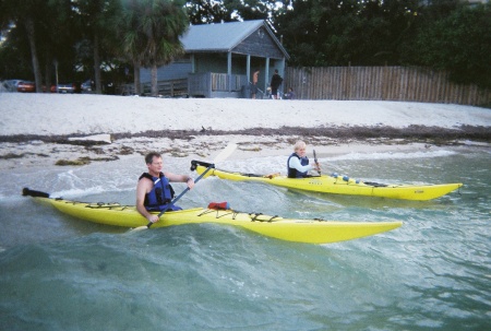 Kayaking in Key West at Sunset