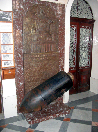 The Bomb That Hit the Church in Malta