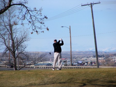 Jerry Golfing