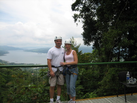 Jonathon and me-honeymoon in Costa Rica 06